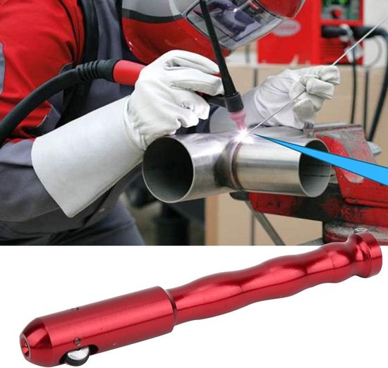 TIG welding pen, highly efficient portable handle for entering fingers, metal pencil filler, accessories for wire soldering equipment, for welding wire from 1.0 to 3.2 mm van Tooyful