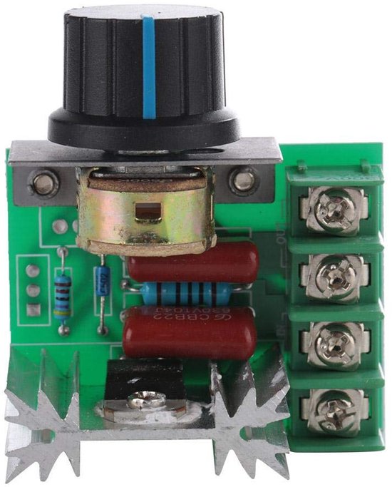 Tijdelijke snelheidsregelaar - regelaar met hoog vermogen 2000 W - 220 V - instelbare vermogensregelaar voor temperatuur - spanningsregelaars en toepassingen van Merkloos	