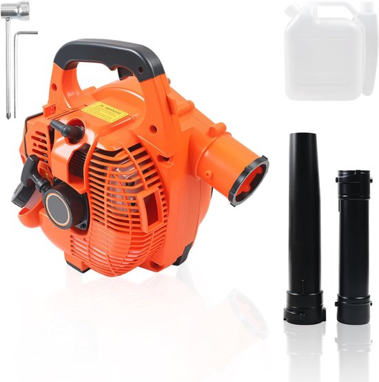 TIM® Bladblazer Benzine - Bladblazer - Bladblazers Met Accu - Bladblazers - Bladblazer Benzine - Oranje - 30cm x 30cm x 20cm