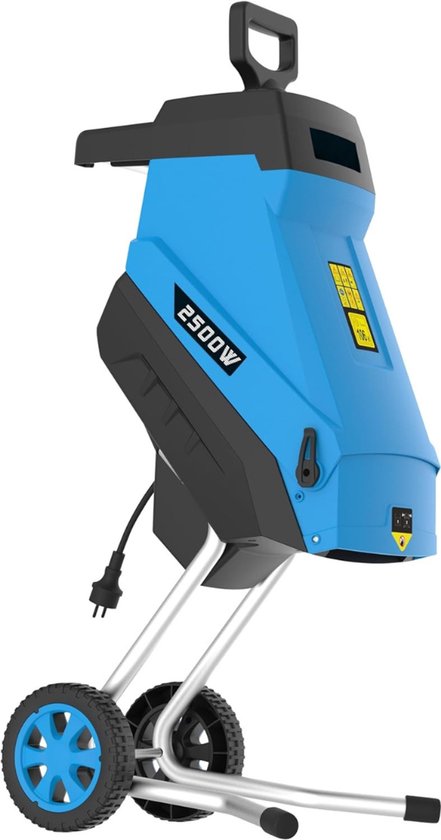 TIM® Hakselaar - Hakselaar Versnipperaar - Hakselaar Electrisch - Blauw - 49cm x 40cm x 104cm