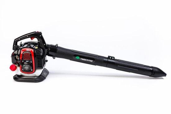 TIMBERPRO - 3in1 - Bladblazer - Benzine - Zuig en versnipperfunctie - 26cc - Blaassnelheid 225 km/u - Opvangzak 45 l van TimberPro