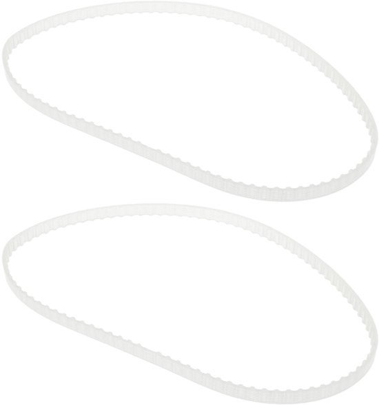 Timing Belt 1.5M x 94 Tanden - Polyurethaan - 6mm Breedte - 2-Pack - Eenvoudig te Vervangen - Geschikt voor 8x14 Mini Draaimachines - Lathesnaar