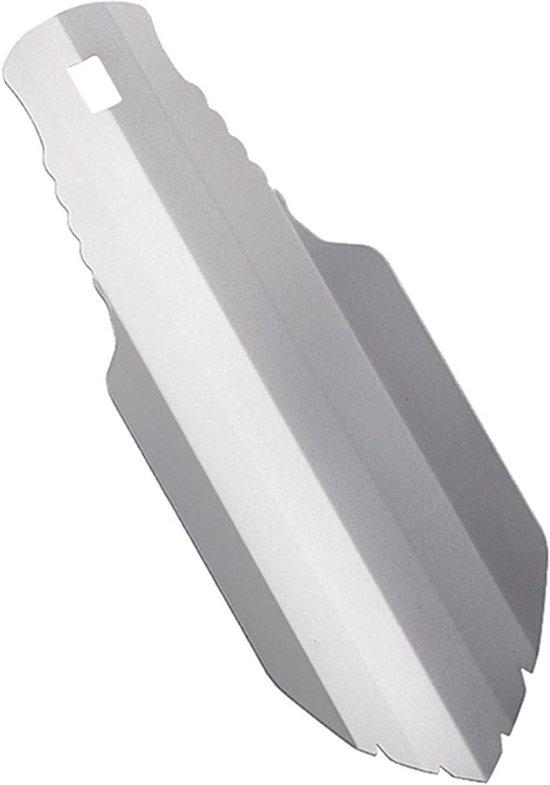 Titanium Schep - Outdoor Troffel - Kamperen en Tuinieren - Lichtgewicht Duurzaamheid - 20.5 cm - Zilver