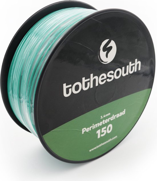 To the South® 3.4mm Perimeterdraad / Begrenzingsdraad geschikt voor alle Grouw Robotmaaiers - 150 meter (extra sterk) van To the South