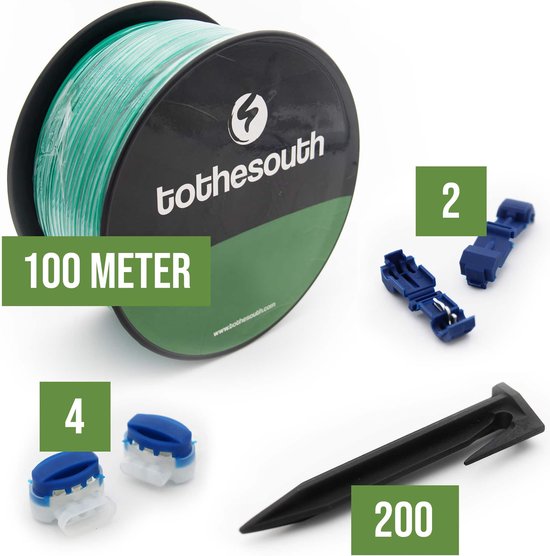 To the South® Installatieset geschikt voor alle Central Park Robotmaaiers - Klein (3.4mm - extra sterk) van To the South