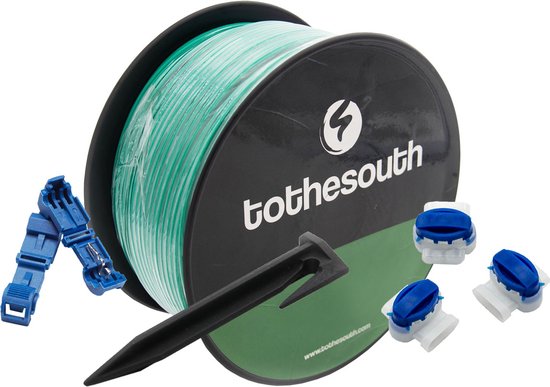 To the South® Installatieset geschikt voor alle Powerplus Robotmaaiers - Extra Groot (3.4mm - extra sterk) van To the South