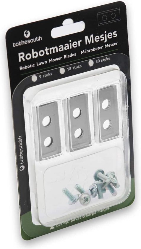 To the South® Robotmaaier mesjes staal geschikt voor LandXcape LX796 - 90 stuks van To the South