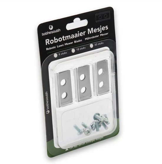 To the South® Robotmaaier mesjes staal geschikt voor Worx Landroid Vision L1300 - 3 stuks
