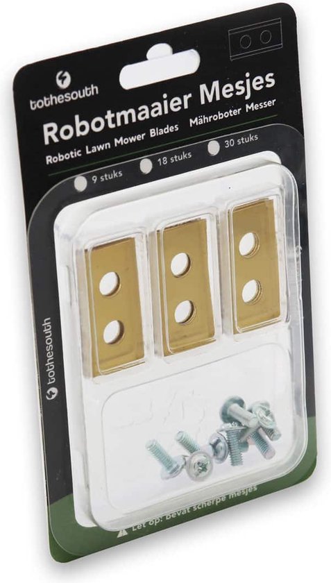 To the South® Robotmaaier mesjes titanium geschikt voor LandXcape LX796 - 6 stuks van To the South