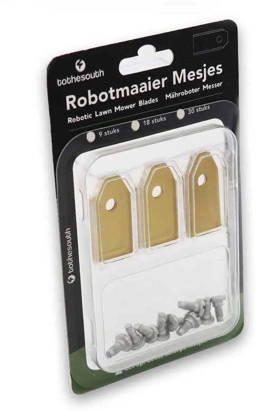 To the South® Robotmaaier Mesjes titanium geschikt voor Segway Navimow X315 - 30 stuks