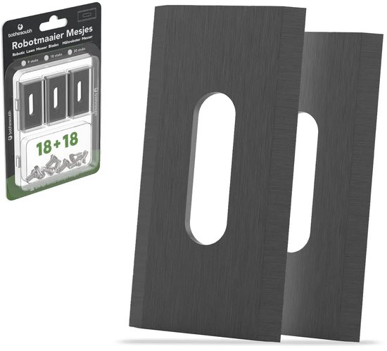To the South® Universele Endurance Robotmaaier Mesjes geschikt voor o.a. Gardena, Husqvarna, McCulloch, Yard Force, Segway, Garden Feelings, Cramer, Ferrex & Florabest - Black Coated - 18 Stuks van To the South