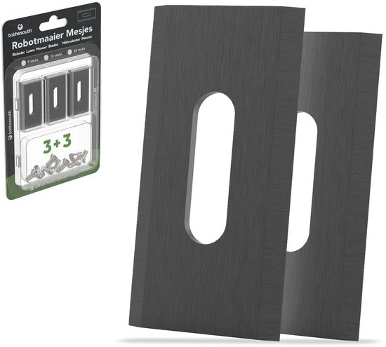 To the South® Universele Endurance Robotmaaier Mesjes geschikt voor o.a. Gardena, Husqvarna, McCulloch, Yard Force, Segway, Garden Feelings, Cramer, Ferrex & Florabest - Black Coated - 3 Stuks van To the South