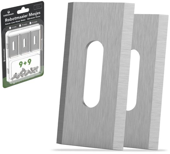 To the South® Universele Endurance Robotmaaier Mesjes geschikt voor o.a. Gardena, Husqvarna, McCulloch, Yard Force, Segway, Garden Feelings, Cramer, Ferrex & Florabest - Staal - 9 Stuks van To the South