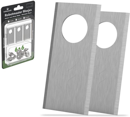 To the South® Universele Robotmaaier Mesjes geschikt voor Honda Miimo HRM 310, 520, 1500 & 3000 Staal - 6 stuks