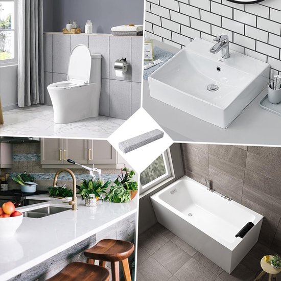 Toilet Cleaner - Pumice Stone - Toilet Cleaning Stone - Cleaning Block - Pumice Stone voor Badkamers - Keukens - Zwembaden - Huishoudelijke Schoonmaak - Diepe Vlekken van Merkloos	