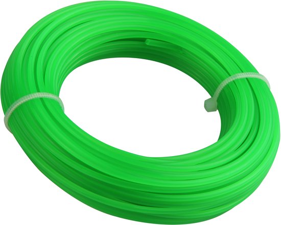 Tolsen Trimmerdraad Groen 2.0 mm x 15 mtr. - Maaidraad - Vierkante vorm van Tolsen