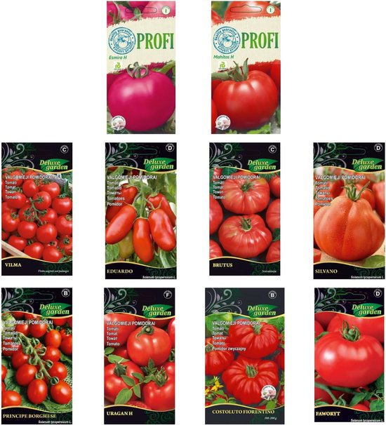 Tomaten Zaden Set - Groente Zaden - Zelf Groenten Kweken - 20 Verschillende Soorten - 20 Gram