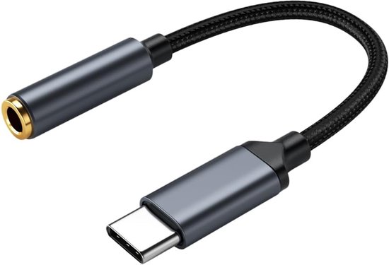 Tomedekatore USB C naar jack 3,5 mm, hoofdtelefoonaansluiting DAC type C 35 mm Aux Audio voor iPhone 15/15 Pro/15 Pro Max, Samsung Galaxy S24 S23 S22, iPad Mini/Pro, a, A van Tomedekatore