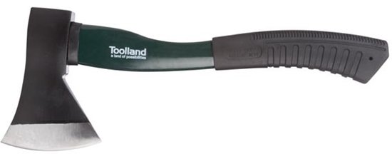 Toolland Handbijl, softgrip handgreep, kopgewicht 600 g, 37 cm van Toolland