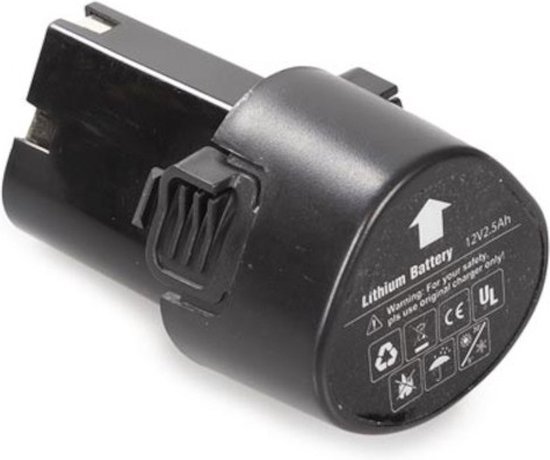 Toolland Oplaadbare lithium-ion batterij 12V 2600mAh voor rugspuit, elektrische drukspuit, accu tuinspuit, reservebatterij sproeier, geschikt voor buitengebruik, tuinieren, onderhoud