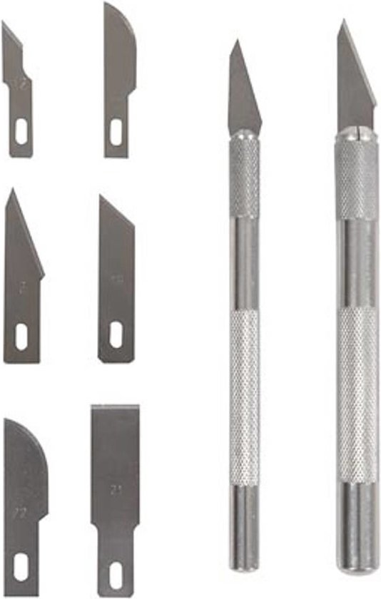 Toolland Set Precisiemesjes - 10 St. van Merkloos	