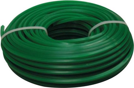 Toolland Trimmerdraad, nylon, groen, 3.2 mm, 50 m van Toolland