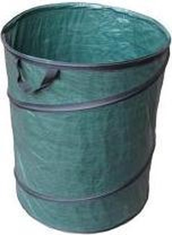 Toolland Tuinafvalzak, pop-upsysteem, polyester, groen, 123 liter van Toolland