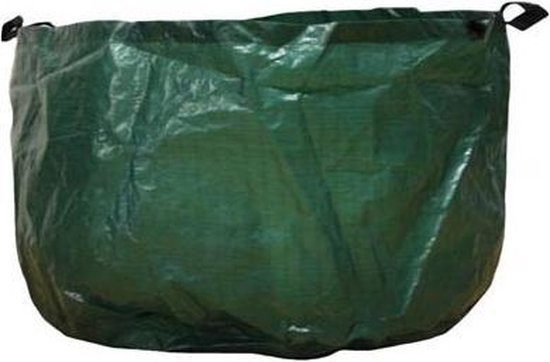 Toolland Tuinafvalzak, vierkant, polyester, groen, 230 liter van Merkloos	