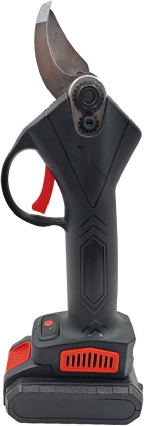 TOOLX Elektrische Snoeischaar - Takkenschaar - Tuinschaar - 30mm Snijdiameter - Inc. Opbergkoffer en 2 accu's van Merkloos	