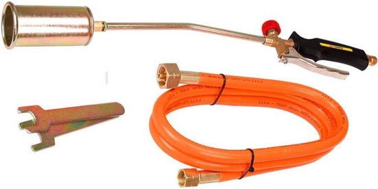 Topex Onkruidbrander 44E120 met grote branderkop 55 mm van Topex