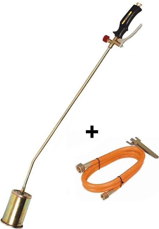 Topex Onkruidbrander 44E122 met grote branderkop 75 mm van Topex