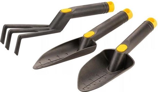 Topex tuingereedschap-set cultivator, schep breed en smal (3-delig) - 15A411 van Topex