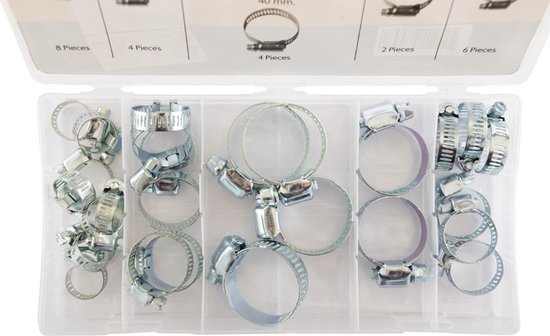 Topgear Assortiment slangklemmen 26 delig van Topgear