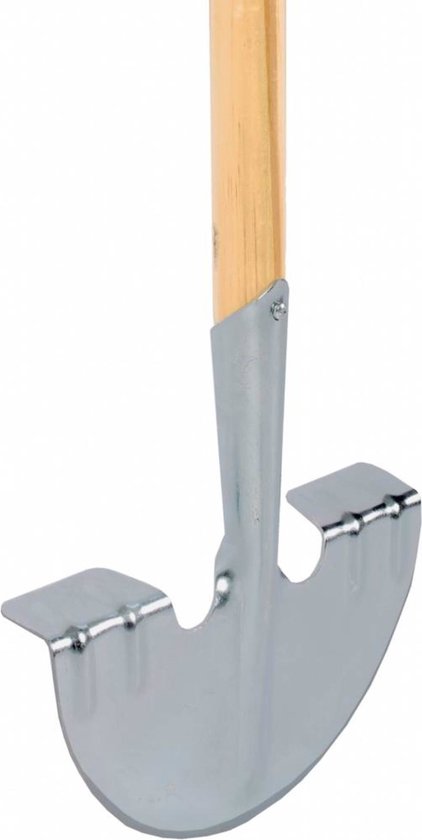 Topgear Stalen kantensteker - verzinkt - zonder steel - 215 mm breed - met opstaprand van Merkloos	