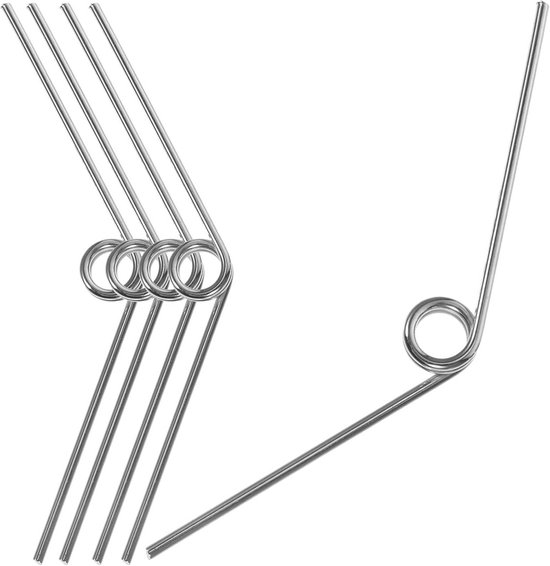 Torsieveer van roestvrij staal 5 stuks reserveveren voor snoeischaar zwart V-vormige vervangingstakkenveren trimveer voor snoeischaar van Merkloos	