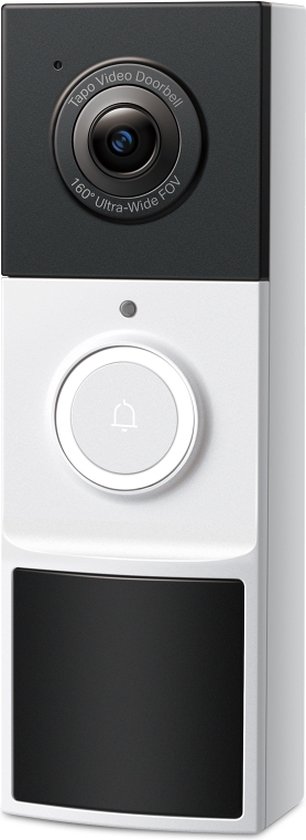 TP-Link Tapo D210 - Slimme deurbel - Video deurbel - inclusief chime/gong - 2K 3MP - Batterij - IP65 van TP-Link