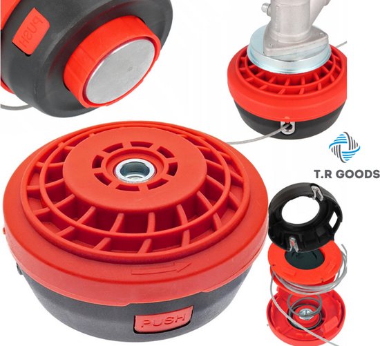 T.R Goods® - Automatische Draadkop Maaikop Draadspoel Voor Bosmaaier - M10 x 1,25 van Merkloos	