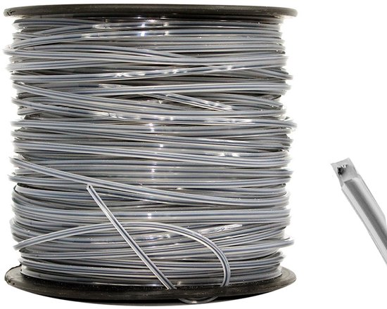 T.R Goods Versterkt Trimmerkoord / Maaikoord voor Benzine Bosmaaiers - 2.7 mm Vierkante Doorsnede - 100 Meter - Sterk Nylon voor Gras, Onkruid & Struiken van T.R Goods®