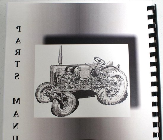 Tractor Onderdelen Handleiding - Werkplaatshandboek - Onderhoud Uitvoeren - Gedetailleerde Schema's - 200 Pagina's - Blauw