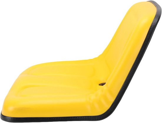 Tractorstoel - Maaierstoel - Gazon Onderhoud - Hoge Rugleuning - 56x54x40 cm - Geel