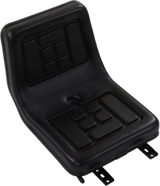 Tractorstoel PU‑Leder – Max. 150 kg – Ergonomisch Comfort – Vervangstoel voor Tractor, Heftruck, Graafmachine, Loader