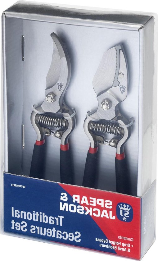 Traditional Bypass Anvil Garden Scissor Set - 8 piece cutting set van VIVOSUN