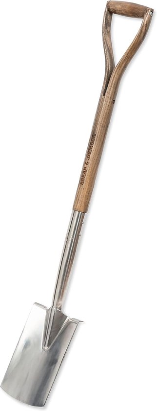 Traditionele roestvrijstalen damesspade