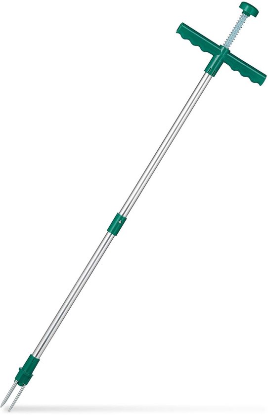 TRANKIELO® - Onkruidsteker 100 cm – Ergonomisch, Milieuvriendelijk, Stalen Klauwen voor Eenvoudig Wieden van TRANKIELO®