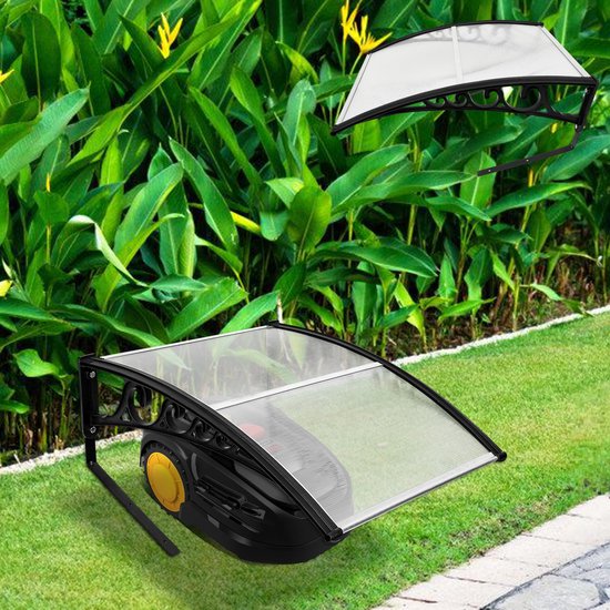 Transparante Beschermgarage voor Robotmaaier - Carport met Stevig PC Dak en Weerbestendige Eigenschappen van Merkloos	