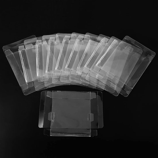 Transparante Cartridge Cover Protector Case - Voor Game Boy Gba Boxed Game - Transparant - Vochtbestendig - Bescherming van Merkloos	