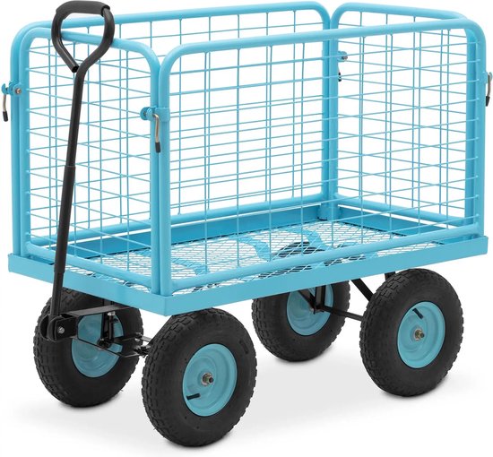 Transportwagen - 400 kg - afneembare zijhekken - hillvert