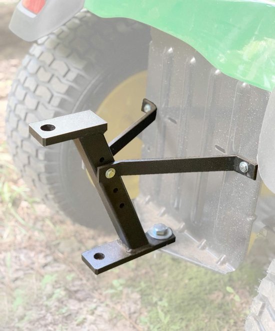 Trekhaak voor grasmaaier, trekhaak voor tuintractor, solide ijzeren constructie van Merkloos	