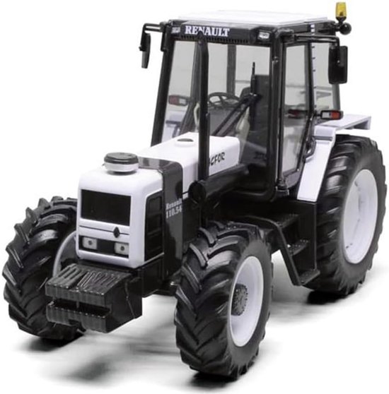 Trekker voor landbouw en tuinbouw, wit van trekker