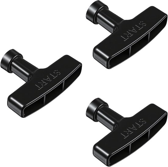 Trekkoord handvat 3 stuks - Duurzaam ABS materiaal - Betrouwbare grasmaaier starter - Ideaal voor generatoren - SnelShoppen